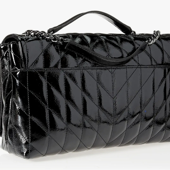 Karl Lagerfeld Lafayette Elegant Shoulder Black Quilted Women's Bag - Picture 2 of 6